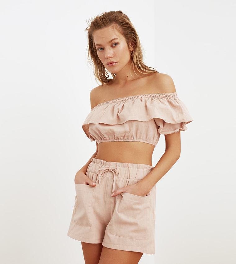 Completo Gonna Trendyol Carmen | Top E Bottom Popeline | 50% Cotone, 50% Poliestere | Taglia 40 - Foto 12