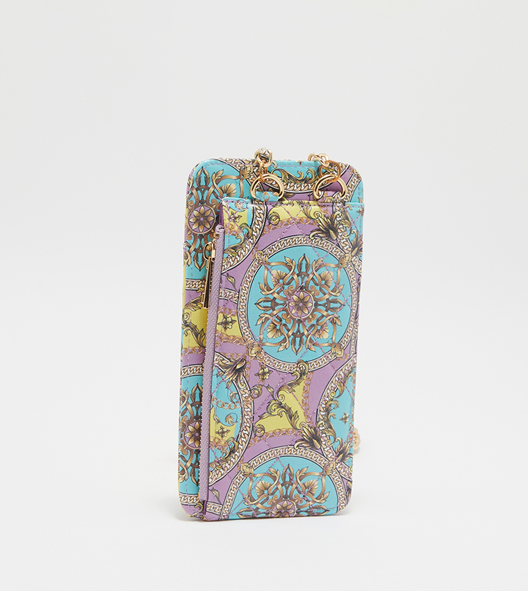 Buy Aldo Yaegan Printed Phone Holder In Purple 6thStreet UAE
