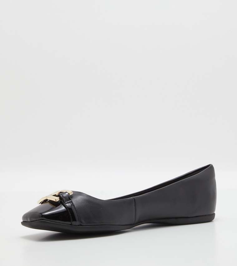 QAELDAN Square Toe Ballerinas