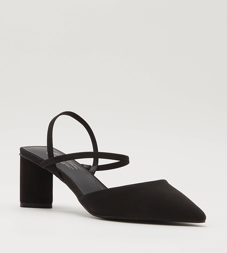 Buy Call It Spring MELODYY Block Heel Pointed Toe Pumps In Black 6thStreet UAE