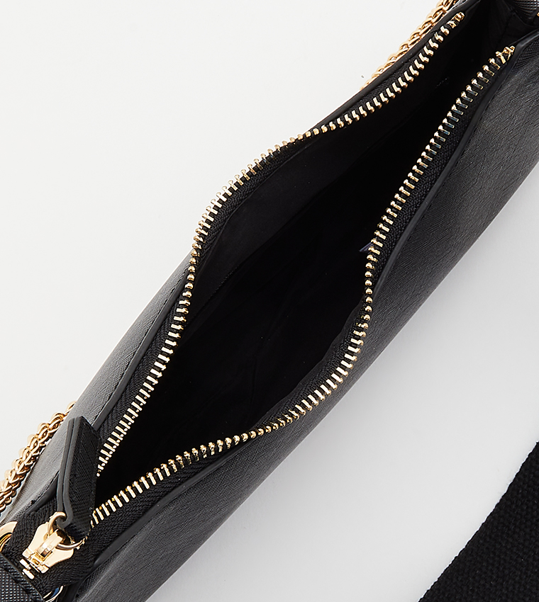 ADREDDIA Zip Closure Crossbody Bag with Pouch