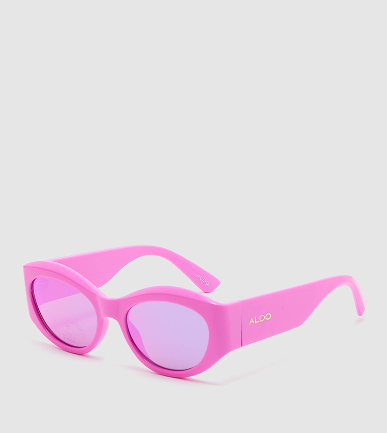 Pink 2025 rimmed sunglasses