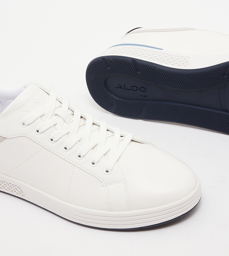 Buy Aldo POLYSPEC Contrast Trim Lace Up Sneakers In White 6thStreet UAE