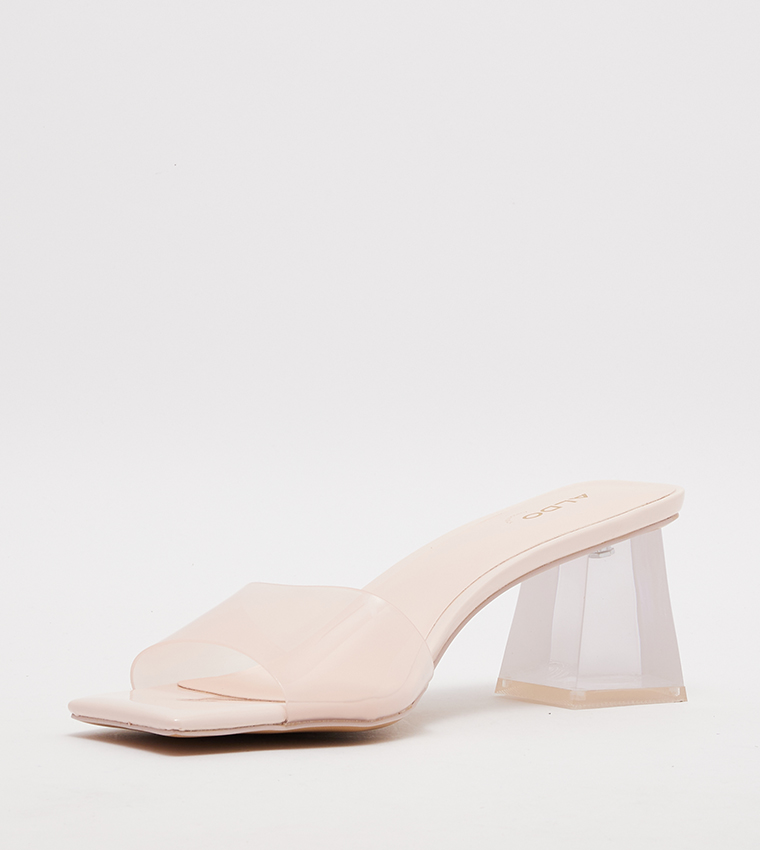 CASABLANCA Square Toe Block Heel Sandals