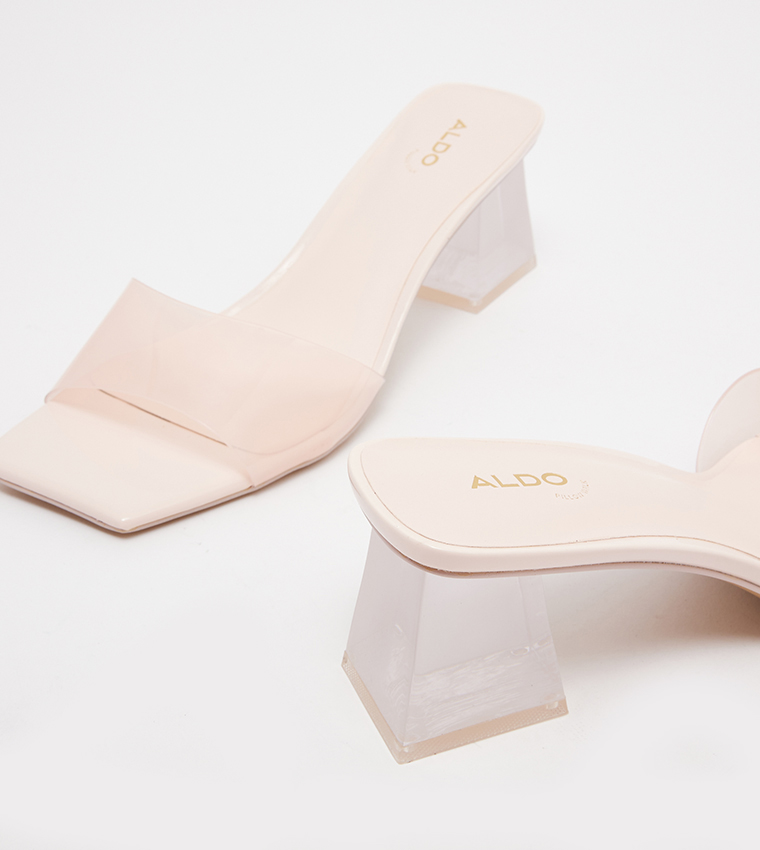 CASABLANCA Square Toe Block Heel Sandals