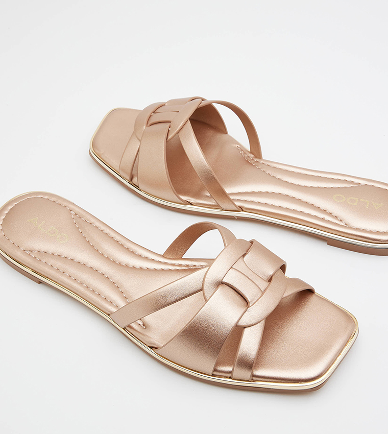 CADIALDAN Open Toe Flat Sandals
