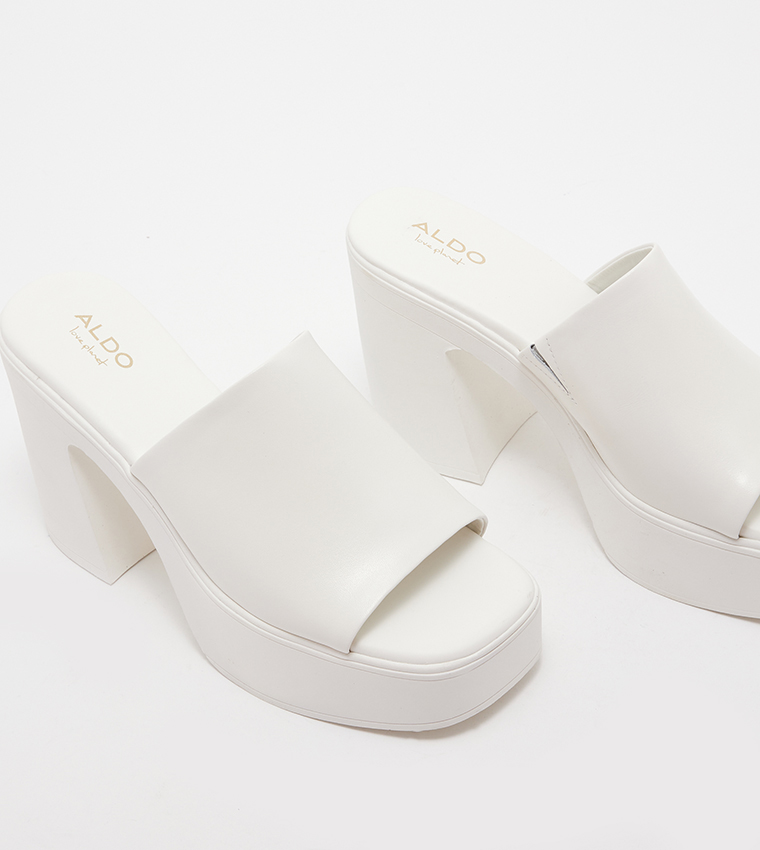 MAYSEE Block Heel Platform Sandals