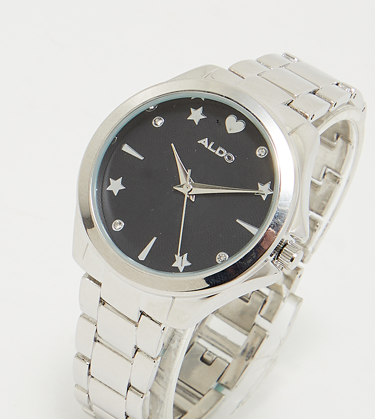 Buy Aldo Accessories TALOVER Analog Watch And Jewellery Set In Silver