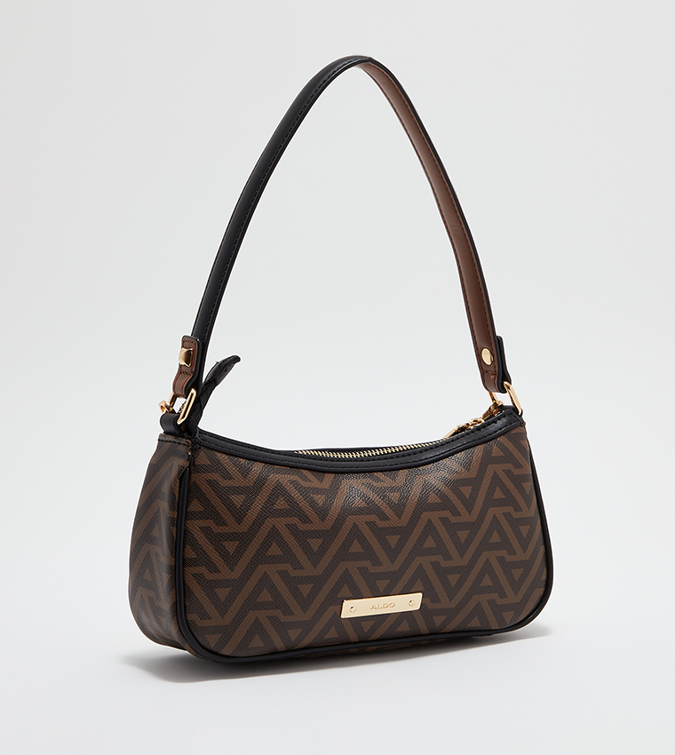 Aldo Dionne Monogramme Print Shoulder Bag