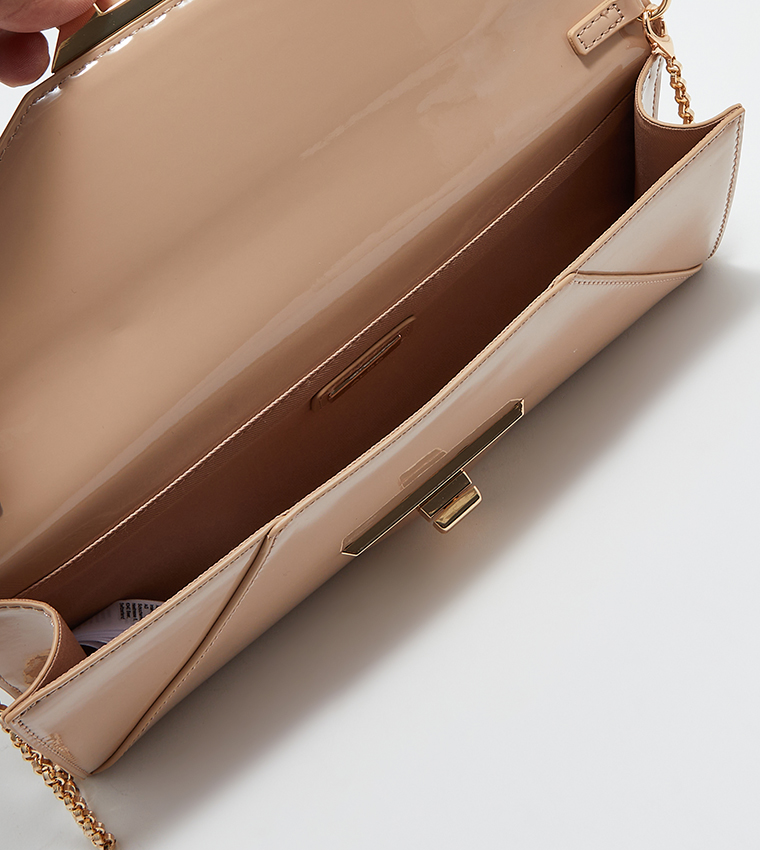 TEI Solid Clutch Bag