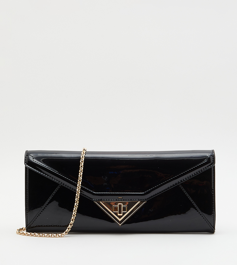 TEI Solid Clutch Bag