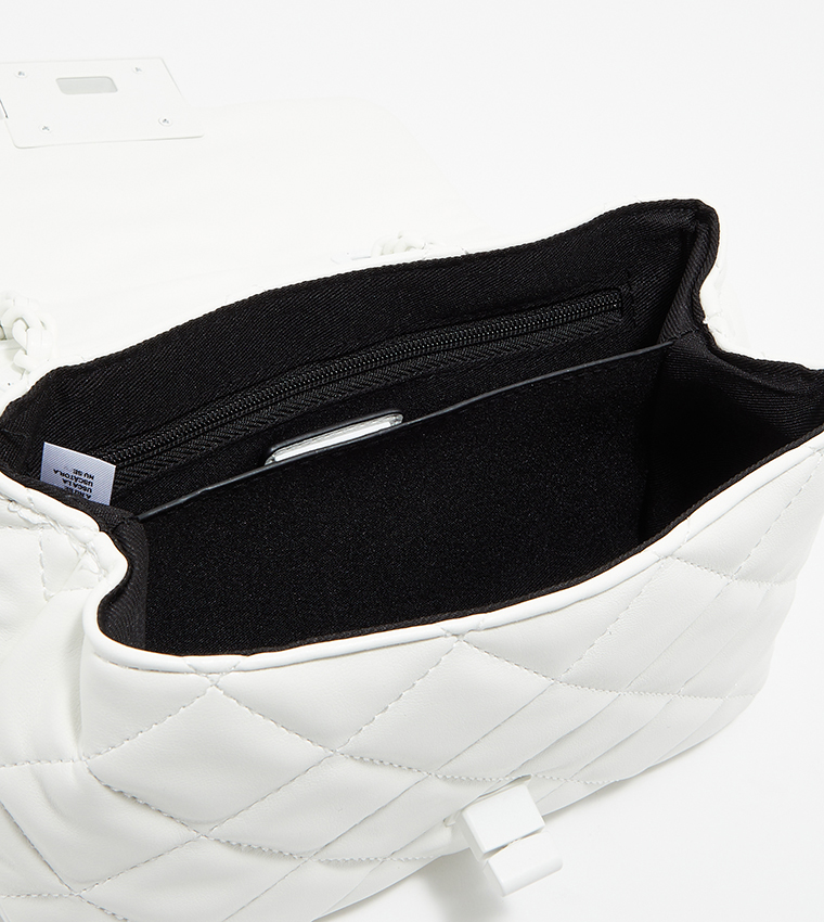 Buy Aldo LATISSE Quilted Crossbody Bag In White 6thStreet UAE