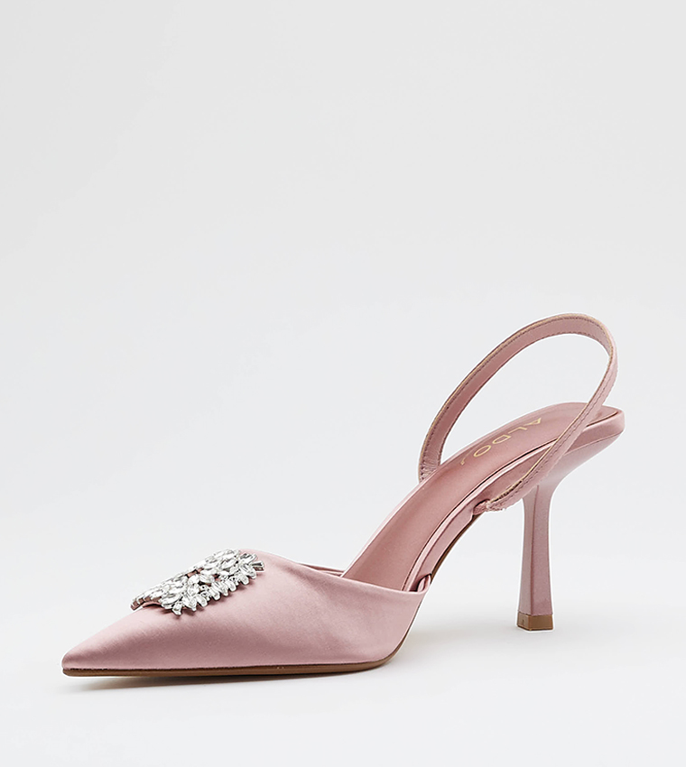 Buy Aldo LAREINE Accessory Detail Pointed Toe Slingback Sandals In