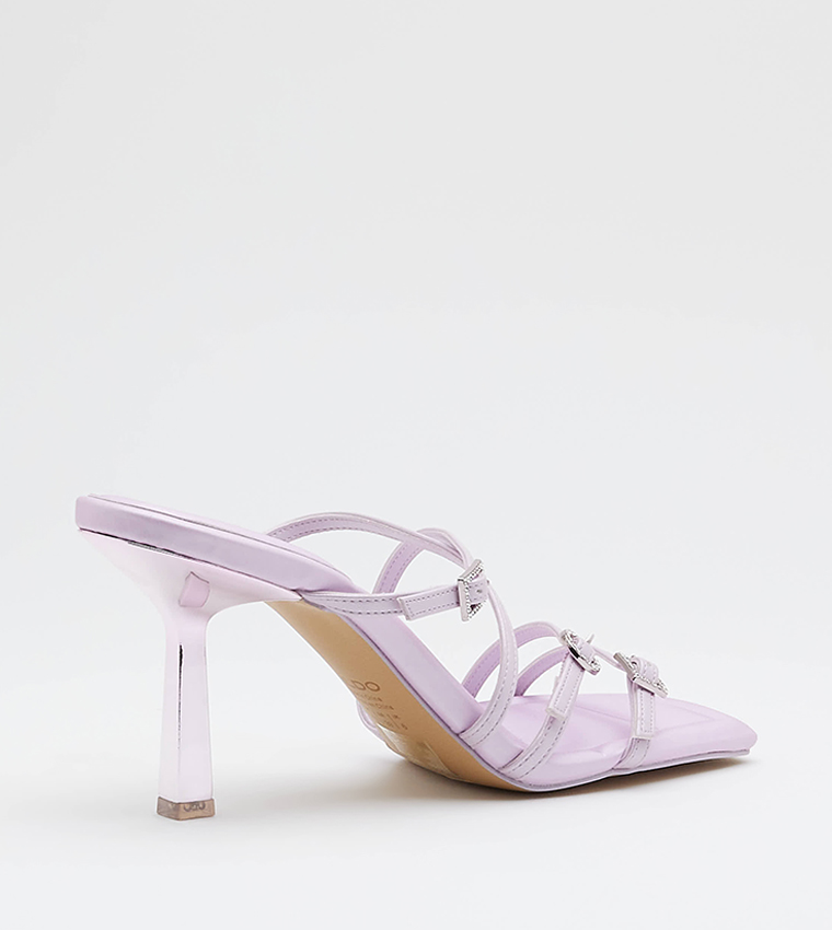 ERIASIEN Square Toe Heel Sandals