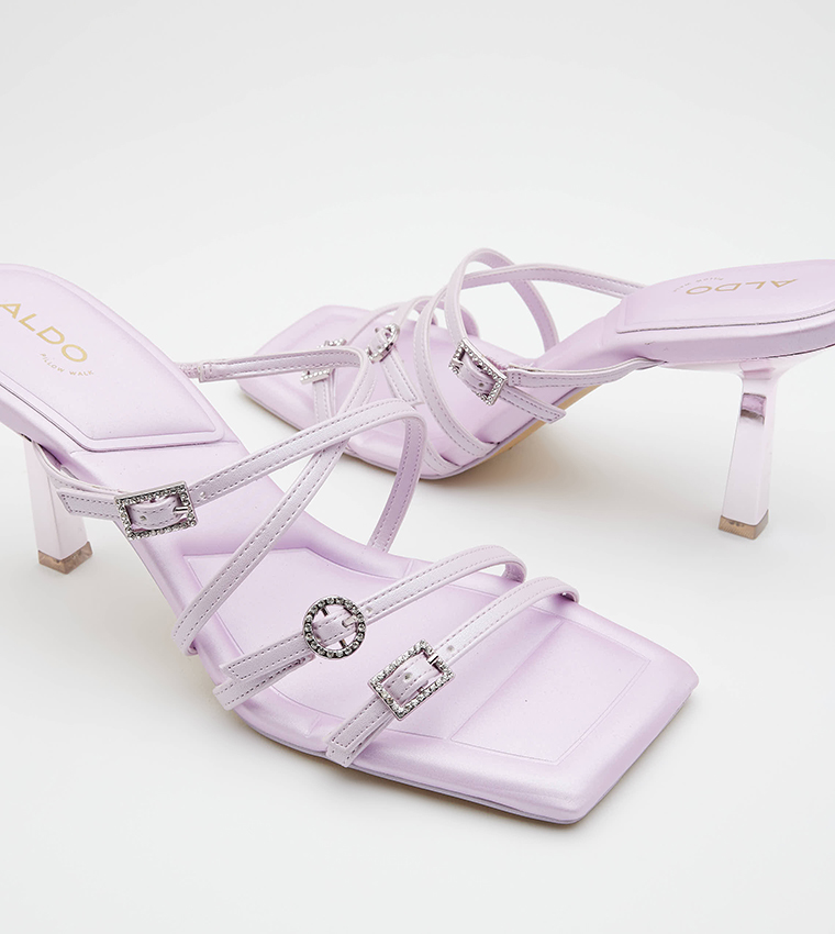 ERIASIEN Square Toe Heel Sandals