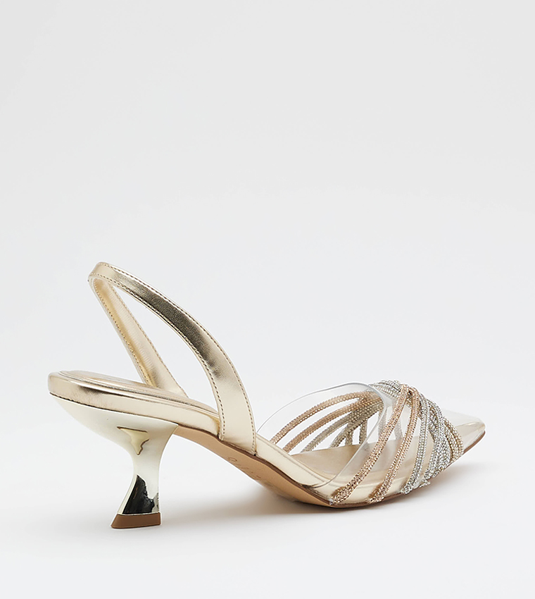 ELEGA Pointed Toe Slingback Pumps