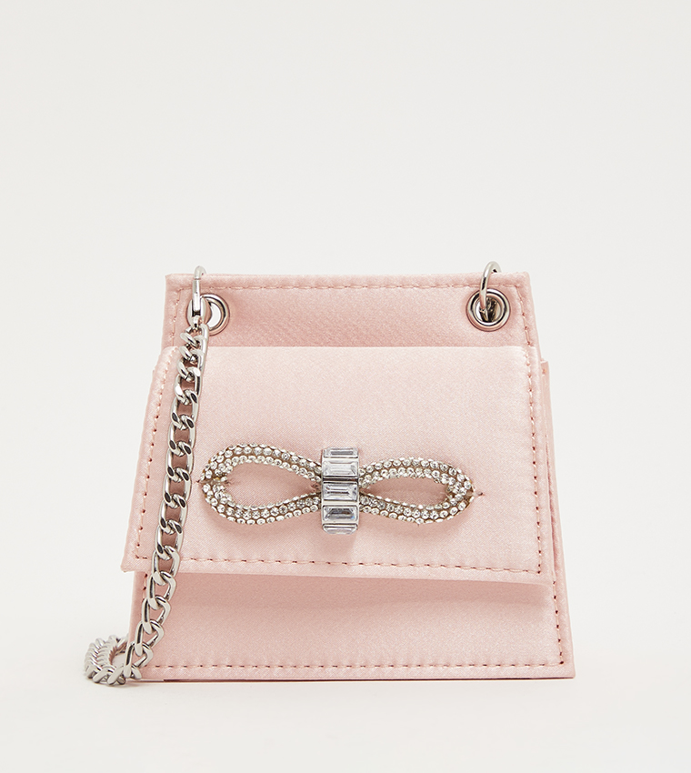 Buy Aldo LOVEBOW Mini Crossbody Bag With Card Slots In Pink