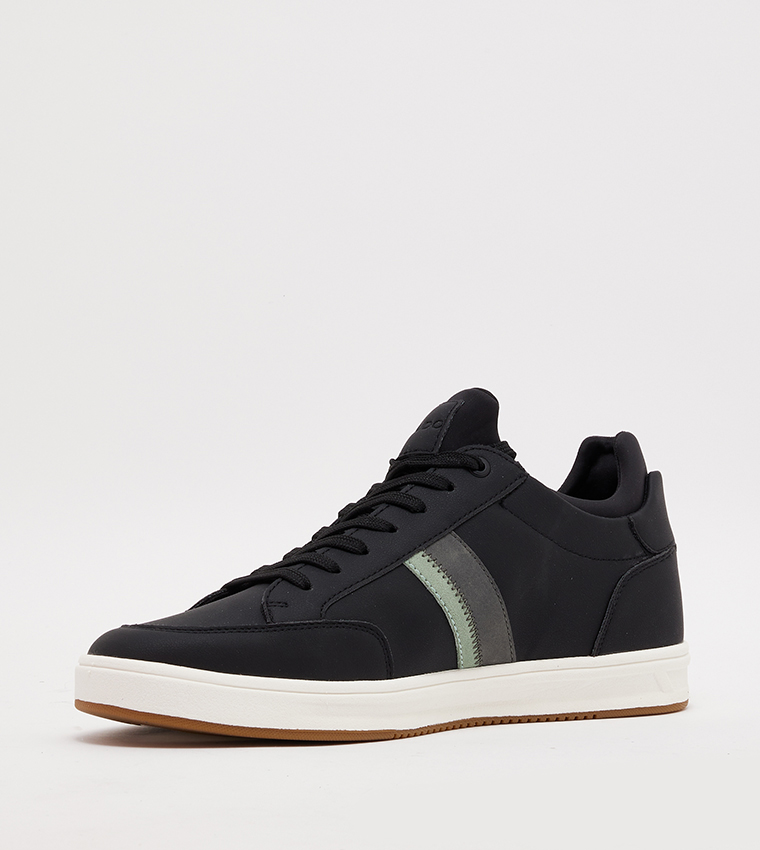 RHIADE Contrast Trim Lace-Up Sneakers