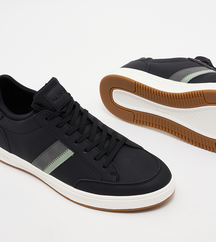 RHIADE Contrast Trim Lace-Up Sneakers