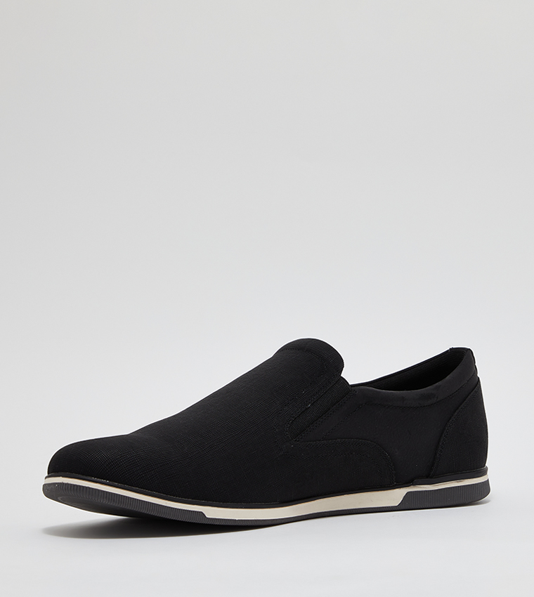 BRAUNBOCK Textured Casual Slip-On Shoes