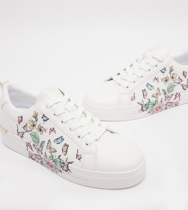 MEADOW Printed Lace-Up Sneakers