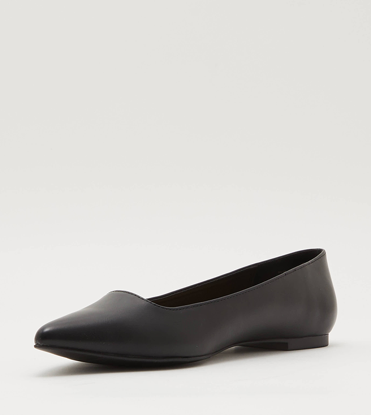 HAZYLLE Pointed Toe Ballerinas