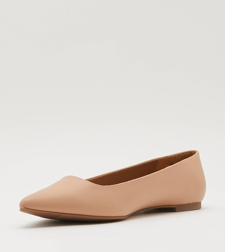 Pointed discount toe ballerinas