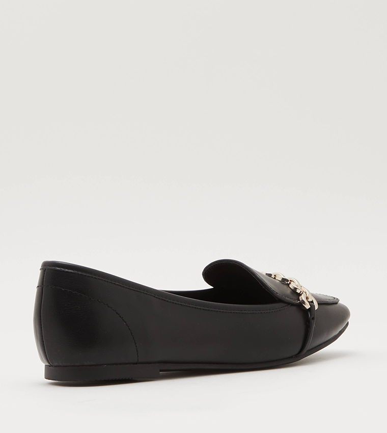 DORAA Metal Accent Slip-On Shoes