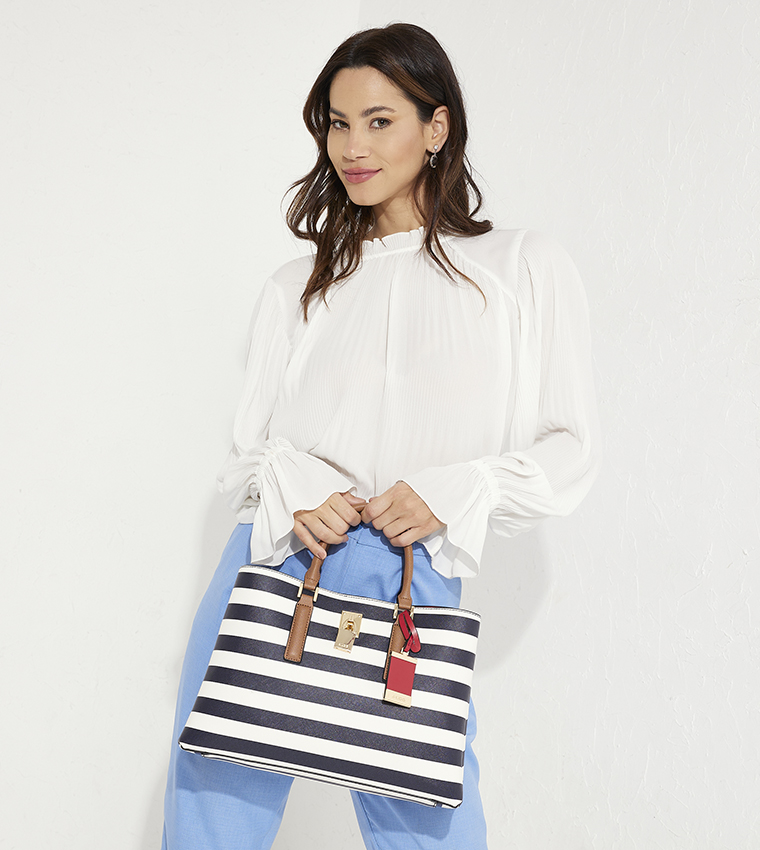 Aldo navy blue online bag