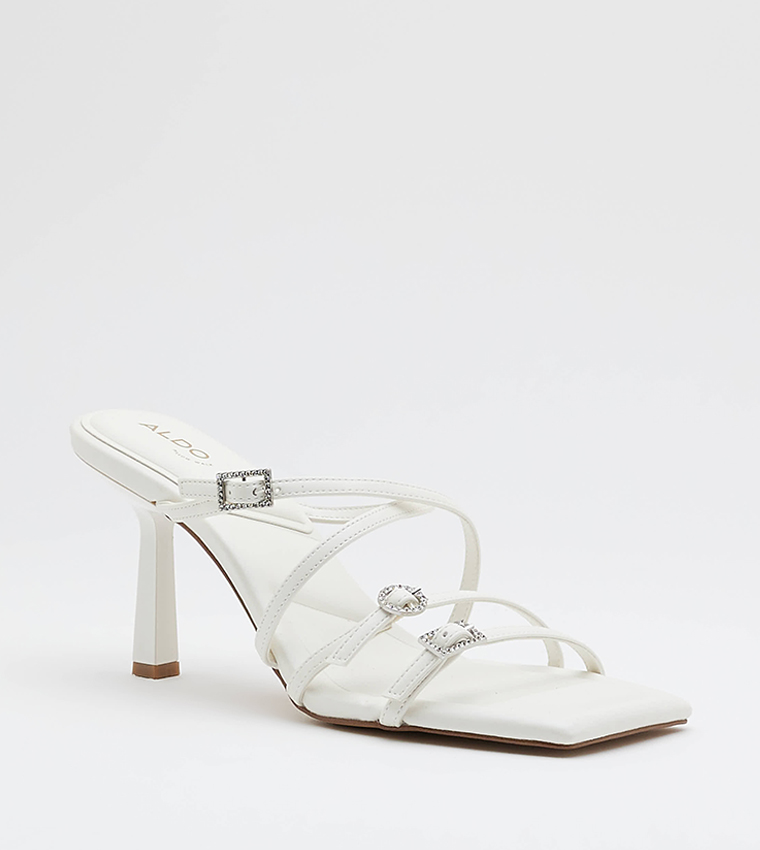 ERIASIEN Square Toe Heel Sandals