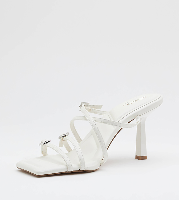 ERIASIEN Square Toe Heel Sandals