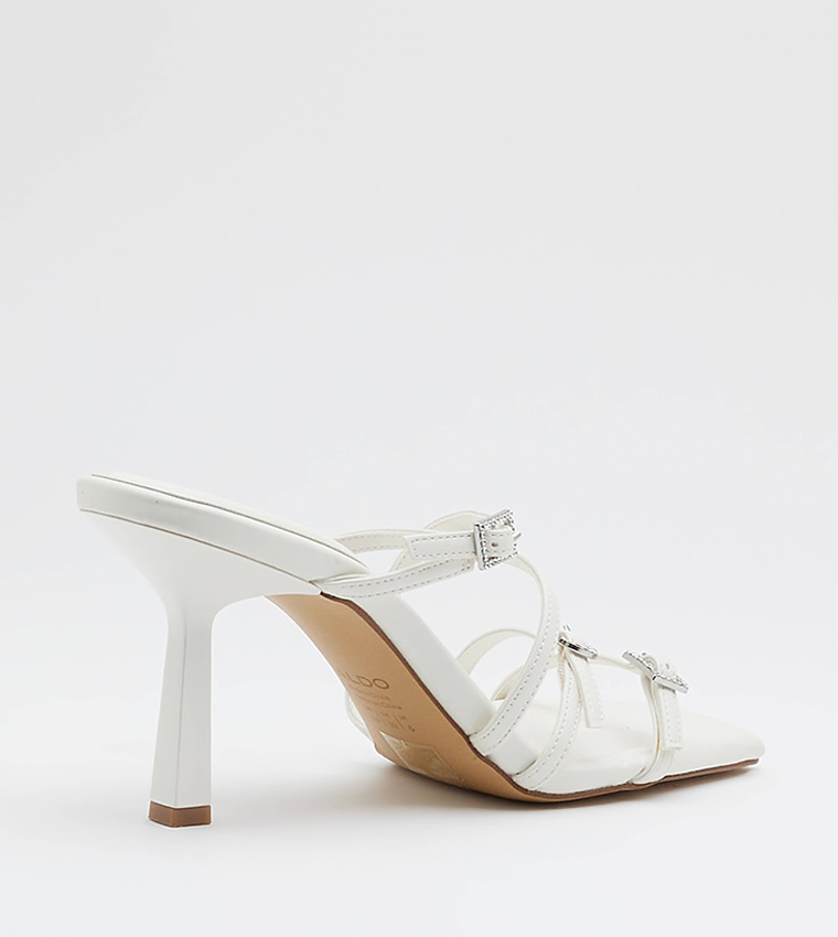 ERIASIEN Square Toe Heel Sandals