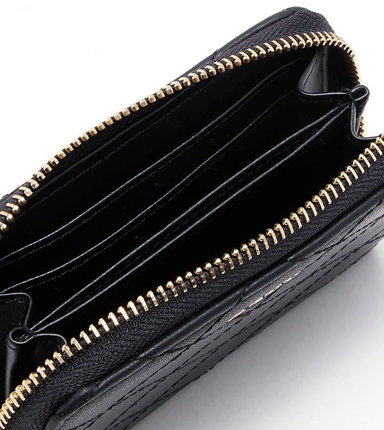 Buy Aldo ELOBAVER Logo Detailed Wallet In Black | 6thStreet UAE