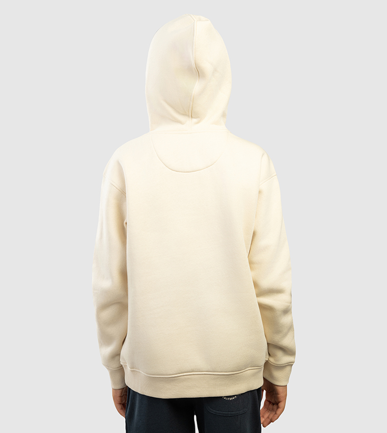 Logo Embroidered Pop-Over Hoodie