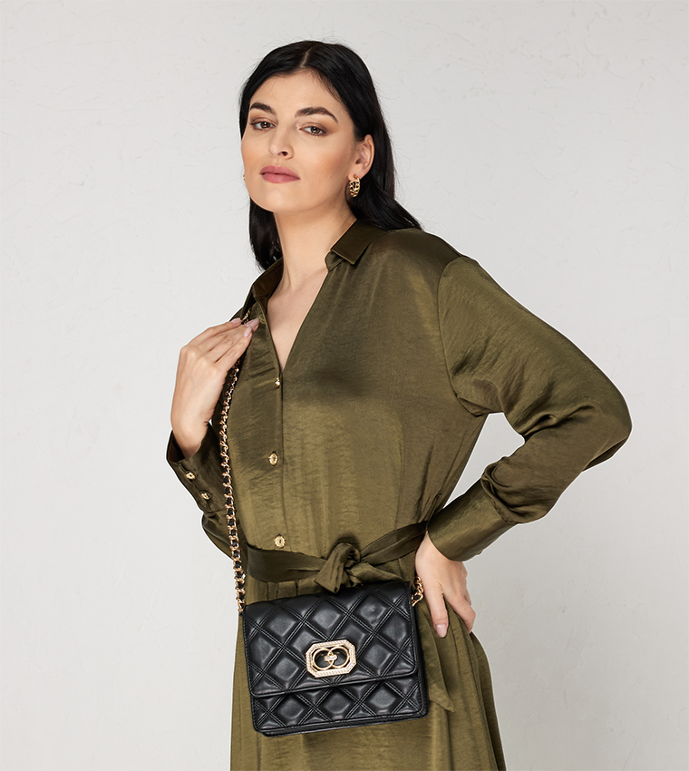 Buy Aldo ERIANA Quilted Crossbody Bag In Black | 6thStreet UAE Buy Aldo ERIANA Quilted Crossbody Bag In Black | 6thStreet UAE