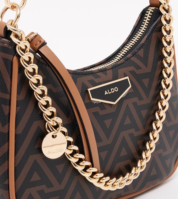 MARICAR Monogram Patterned Shoulder Bag