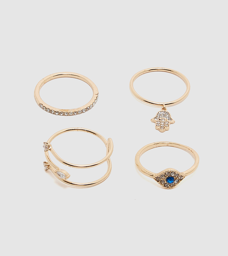 GARIE Multipack Embellished Rings