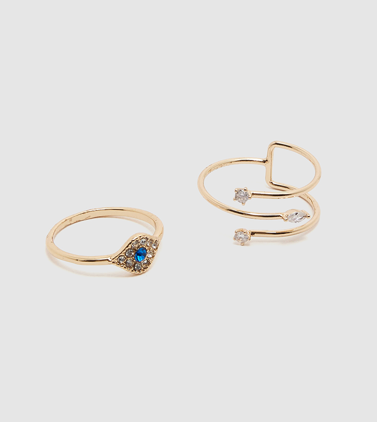 GARIE Multipack Embellished Rings