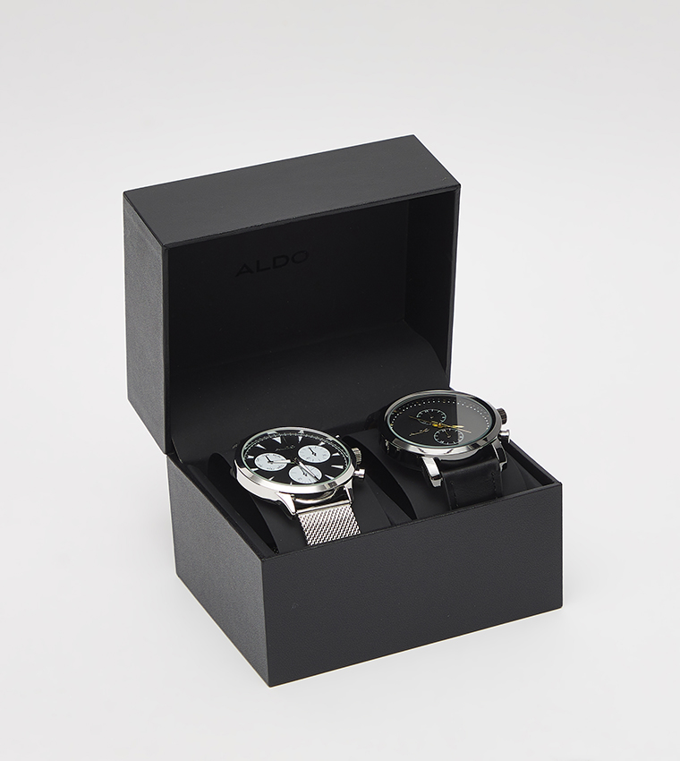 Buy Aldo Accessories WALLBURG Pack Of 2 Analog Watches In Multiple ...