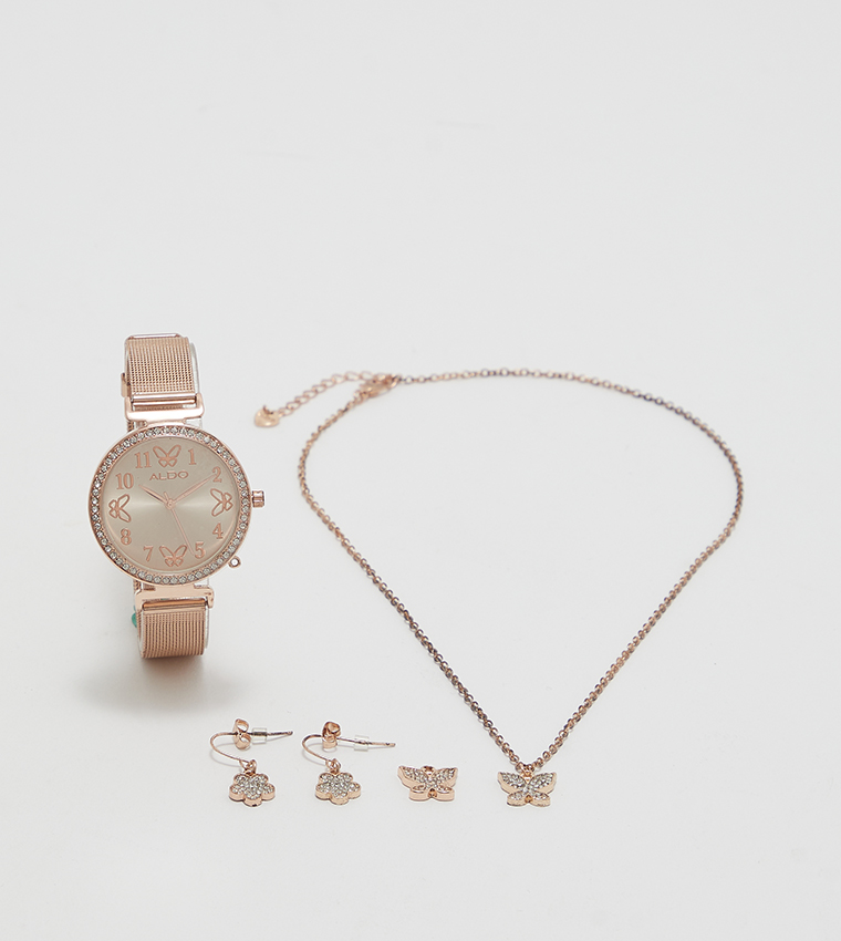 Aldo women's watch set best sale