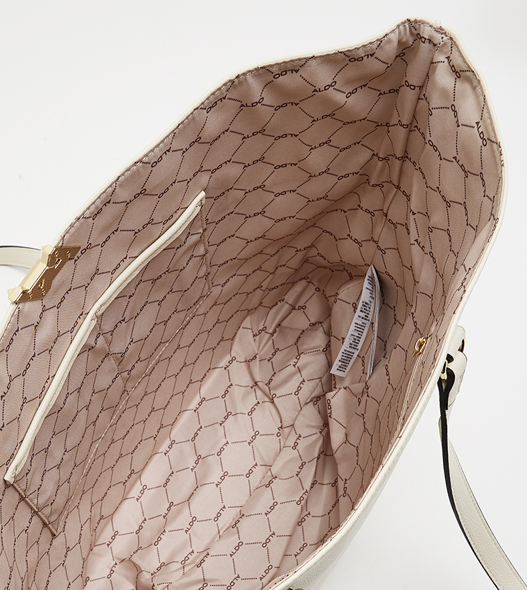 LALAENTAR Metal Accent Tote Bag