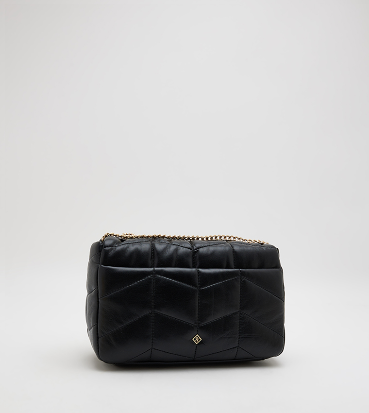 IBENANI Quilted Chain Handle Crossbody