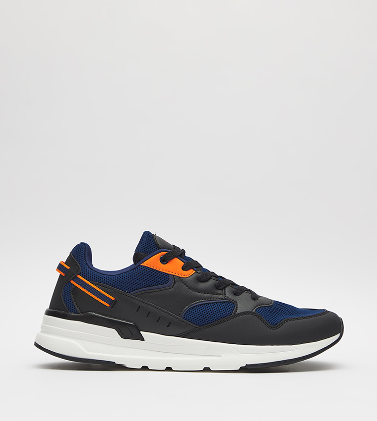 BEACON Color Block Lace-Up Sneakers