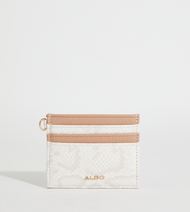 Buy Aldo Accessories EMYLIEE Patterned Card Holder In Beige 6thStreet UAE