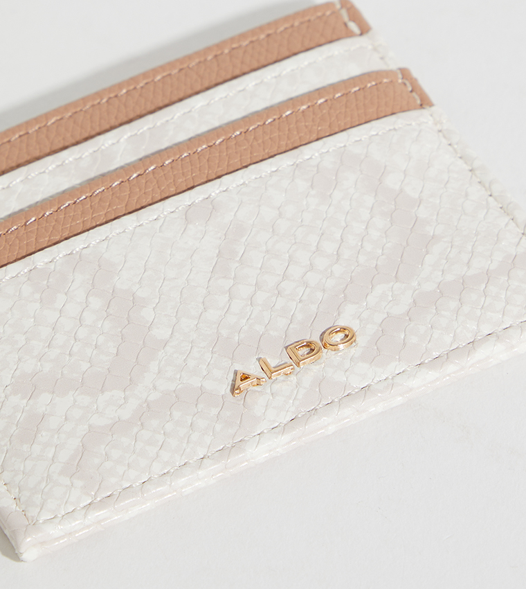 Buy Aldo Accessories EMYLIEE Patterned Card Holder In Beige 6thStreet UAE