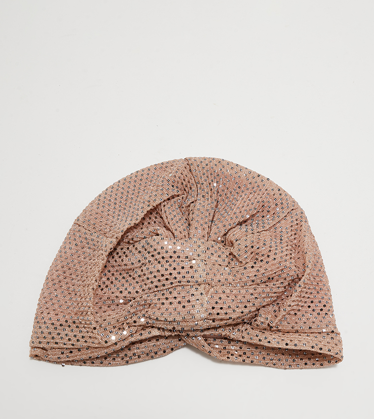 TIMOTEI Embellished Turban Head Wrap