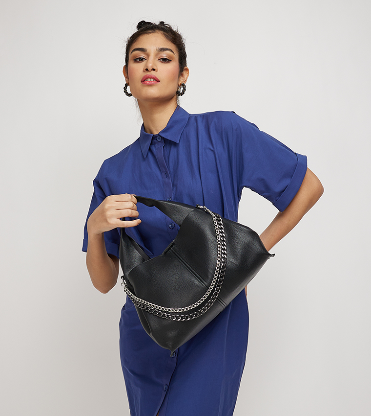 HERMETICA Chain Accent Bucket Bag