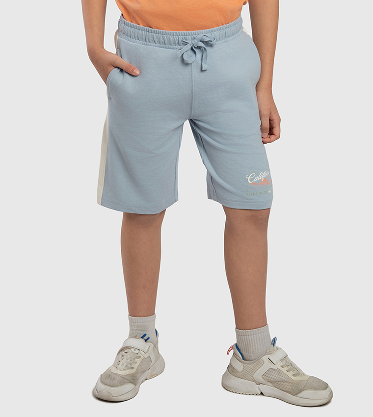 Printed Knitted Shorts