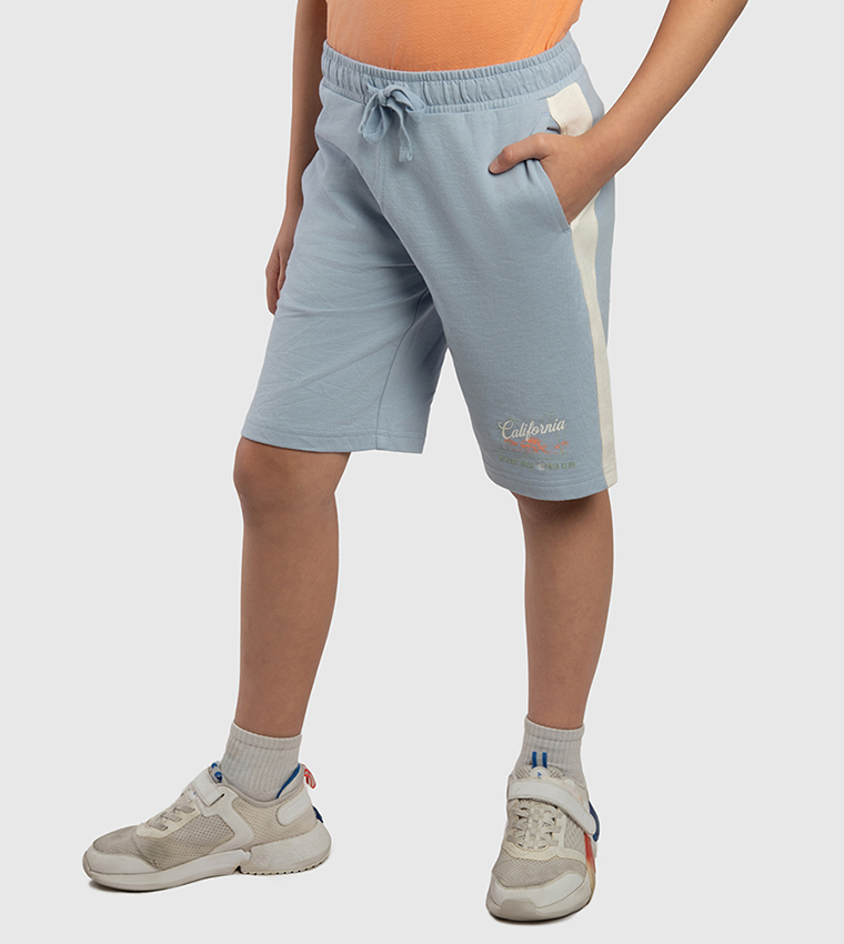 Printed Knitted Shorts
