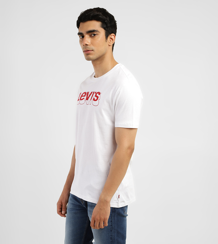 Logo Printed Crew Neck T-Shirt